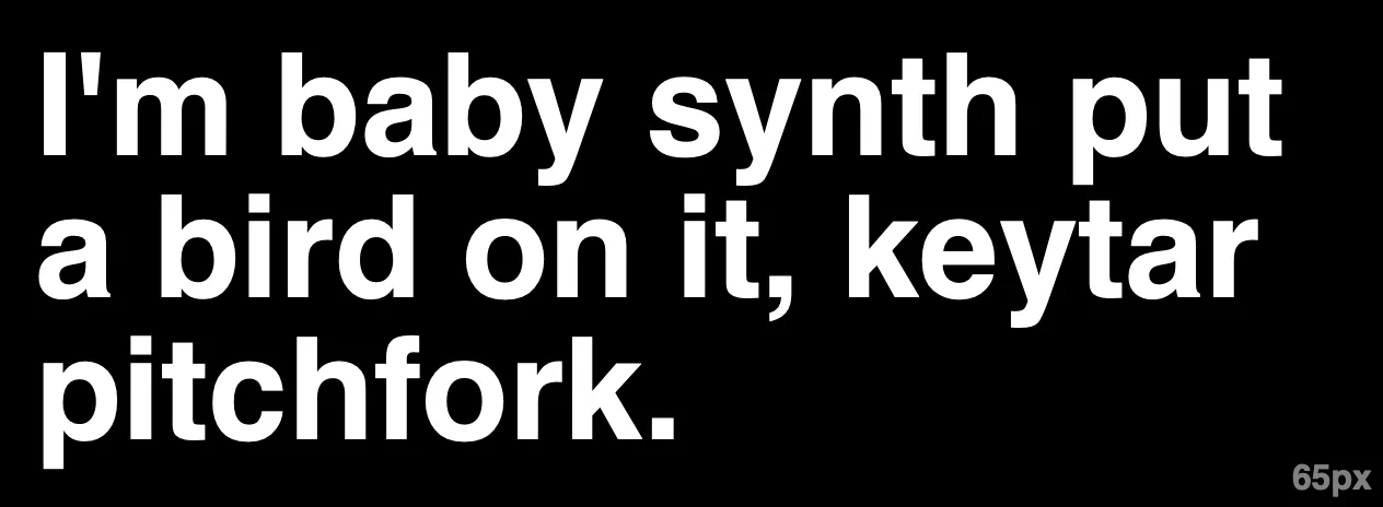 Fitted Text