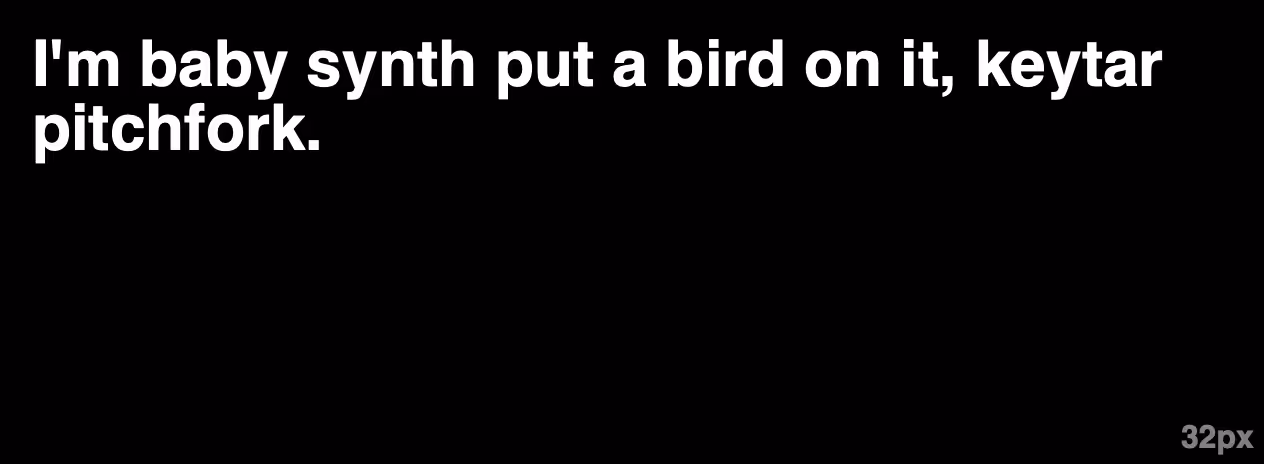Unfitted Text
