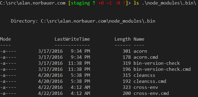 .cmd version of executables, side-by-side with bash version